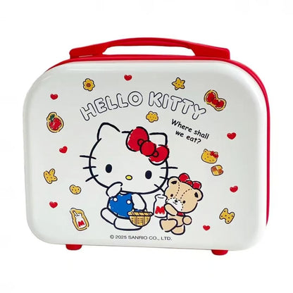 White [Basket] Hello Kitty Bear Storage Box, 14-inch