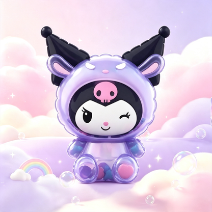 Cute Character Figurine Collectible Toy with Colorful Bead Accessories