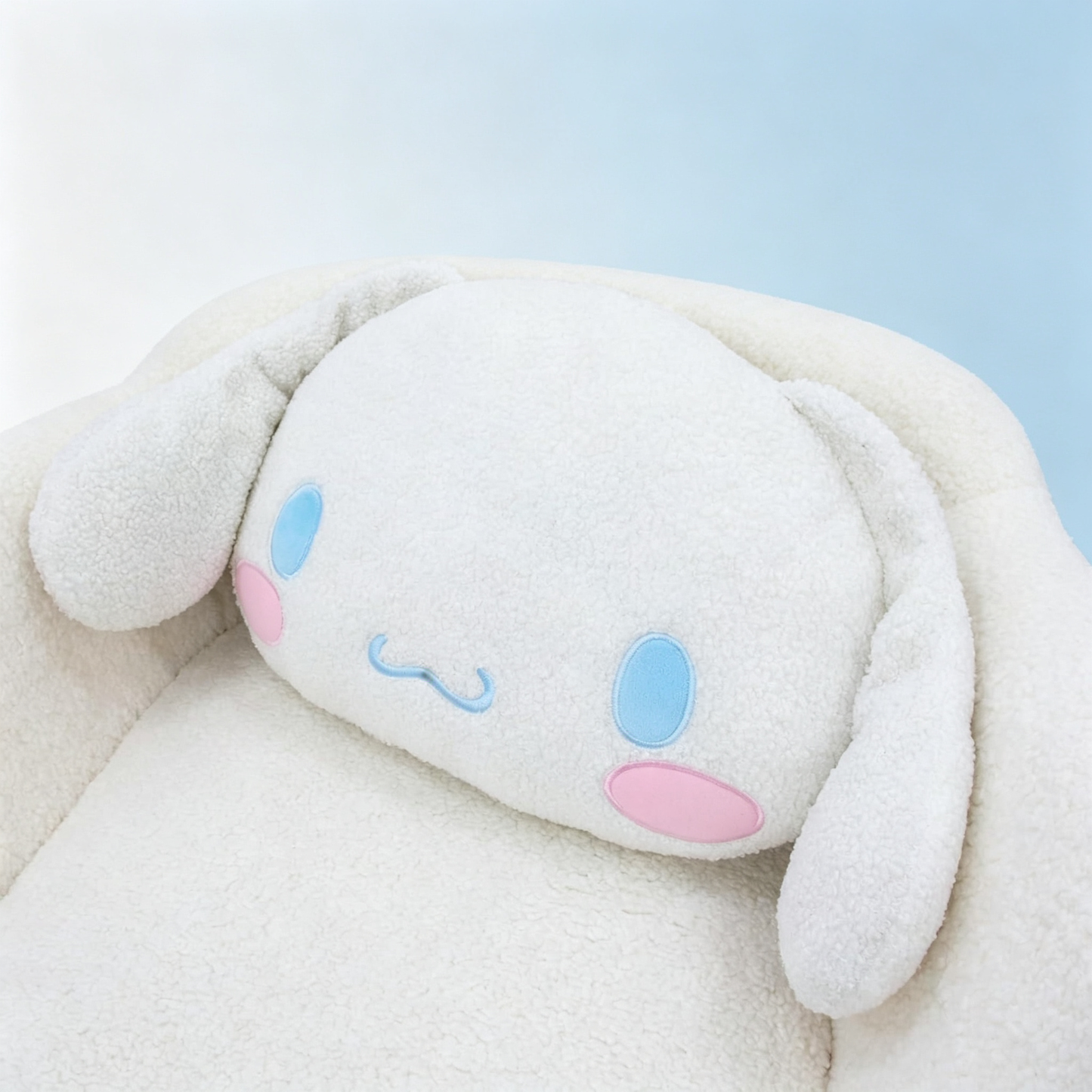 Soft Plush Character Face Throw Pillow