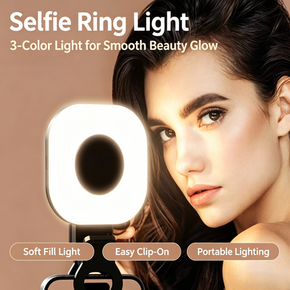 Portable Clip-On Selfie Ring Fill Light