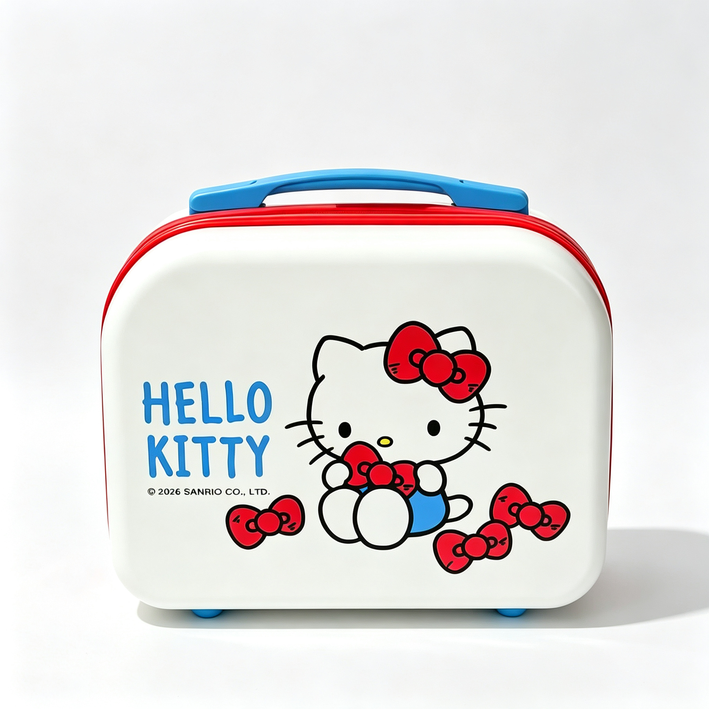 White [Butterfly] Hello Kitty Bear Storage Box, 14-inch