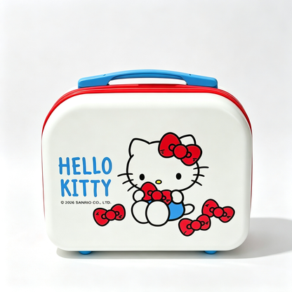 White [Butterfly] Hello Kitty Bear Storage Box, 14-inch