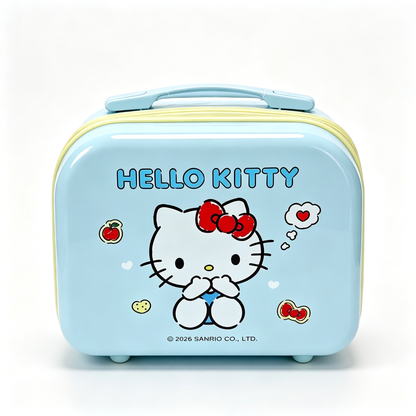 Blue [Heart] Hello Kitty Bear Storage Box, 14-inch