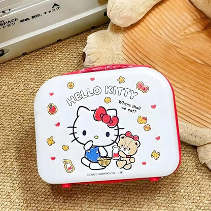White [Basket] Hello Kitty Bear Storage Box, 14-inch