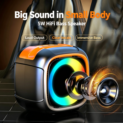 Portable Bluetooth Speaker with Phone Stand