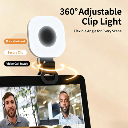 Portable Clip-On Selfie Ring Fill Light