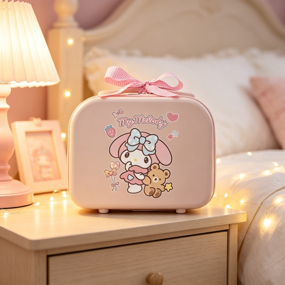 Cinnamoroll Champagne Pink Heart Mini Suitcase - 14 Inch