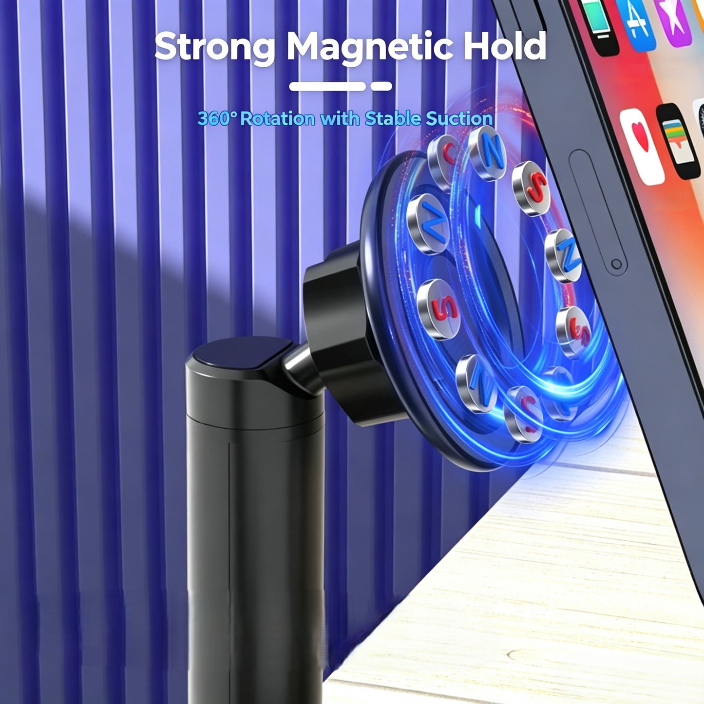 Portable Magnetic Clip-On Phone Mount