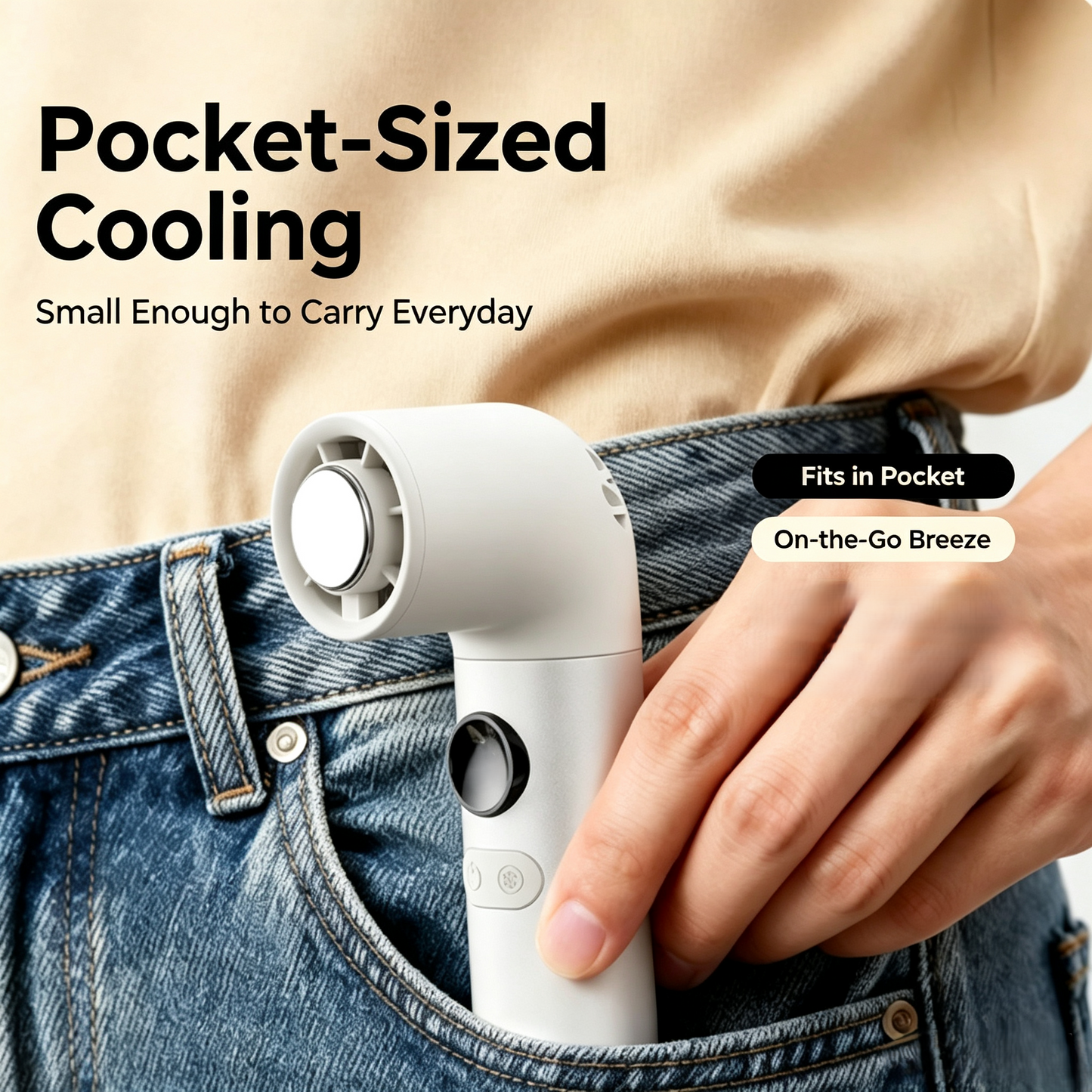 Portable Turbo Pocket Handheld Fan