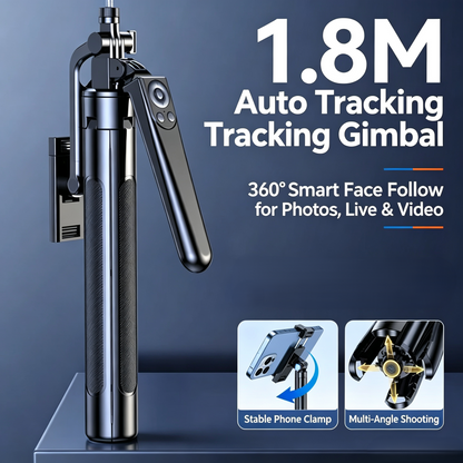 1.8M Auto Tracking Gimbal Selfie Stick Tripod